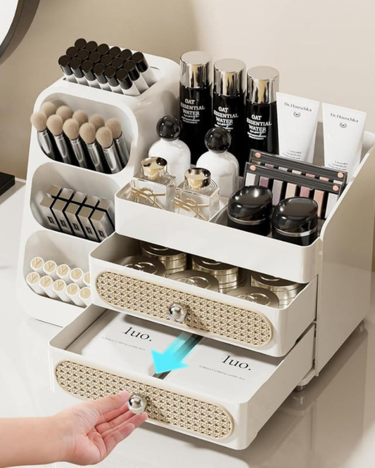 Makeup Organizer with Drawers for Vanity